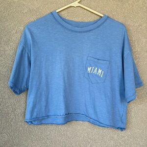 American Eagle crop tee